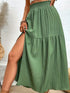 Frill Slit Skirt - Odaingerous
